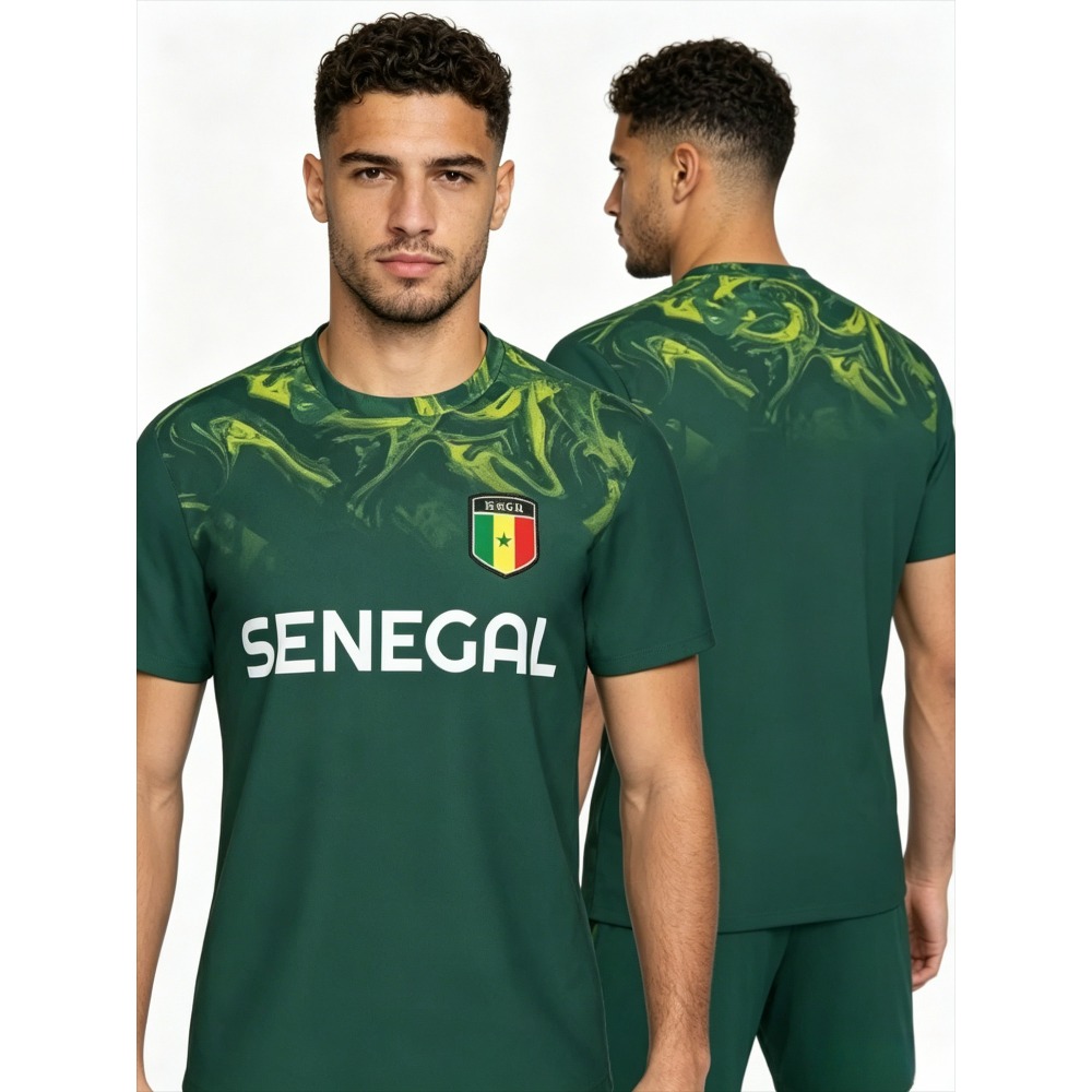 Summer Clothes - 2026 New Summer Senegal Flag Graphic