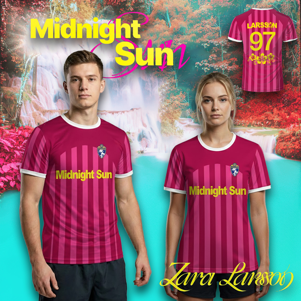 Zara Men'S Summer Clothing - Singer Zara-Larsson Midnight Sun Album Jersey