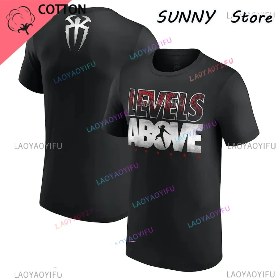 Summer Reign Clothing - Men's Black Roman Reigns Levels Above