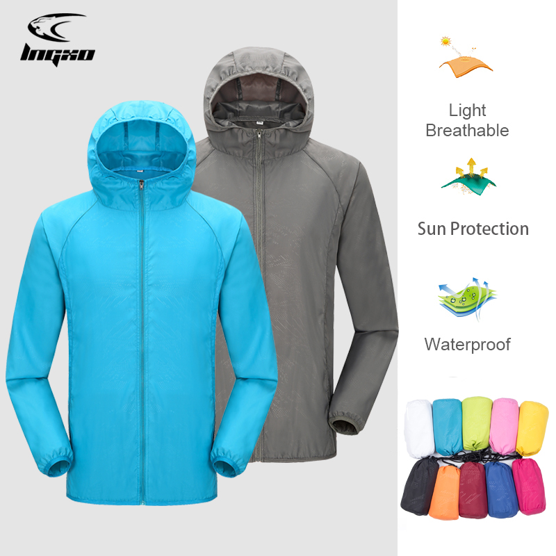 Camping Rain Jacket Men Women  – Summer Rain Clothing Bewertung und Preis