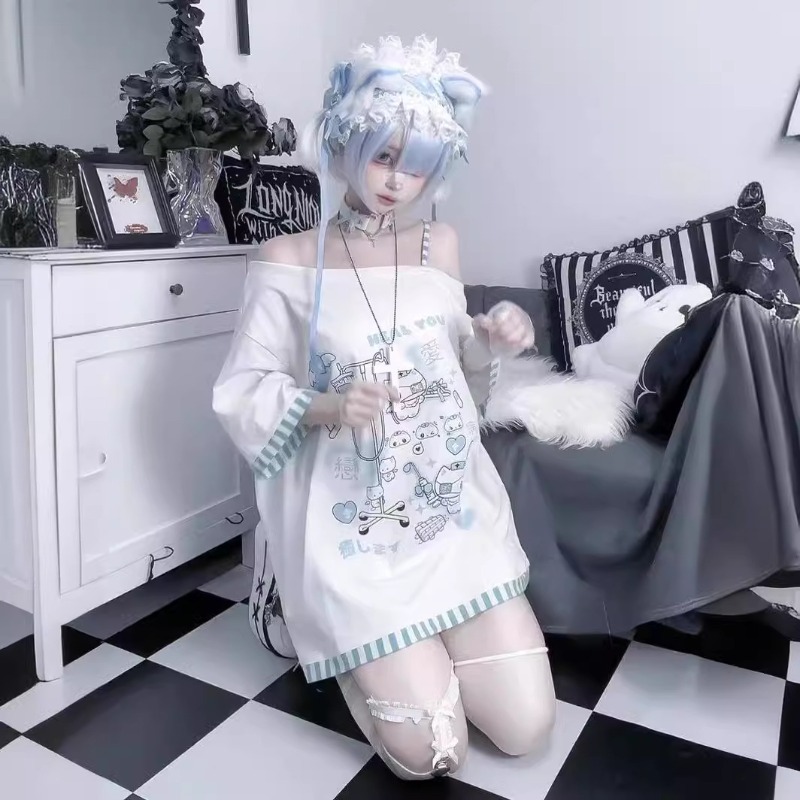 Anime Y2k Cartoon Kawaii Cat P – Summer Japanese Clothing Bewertung und Preis