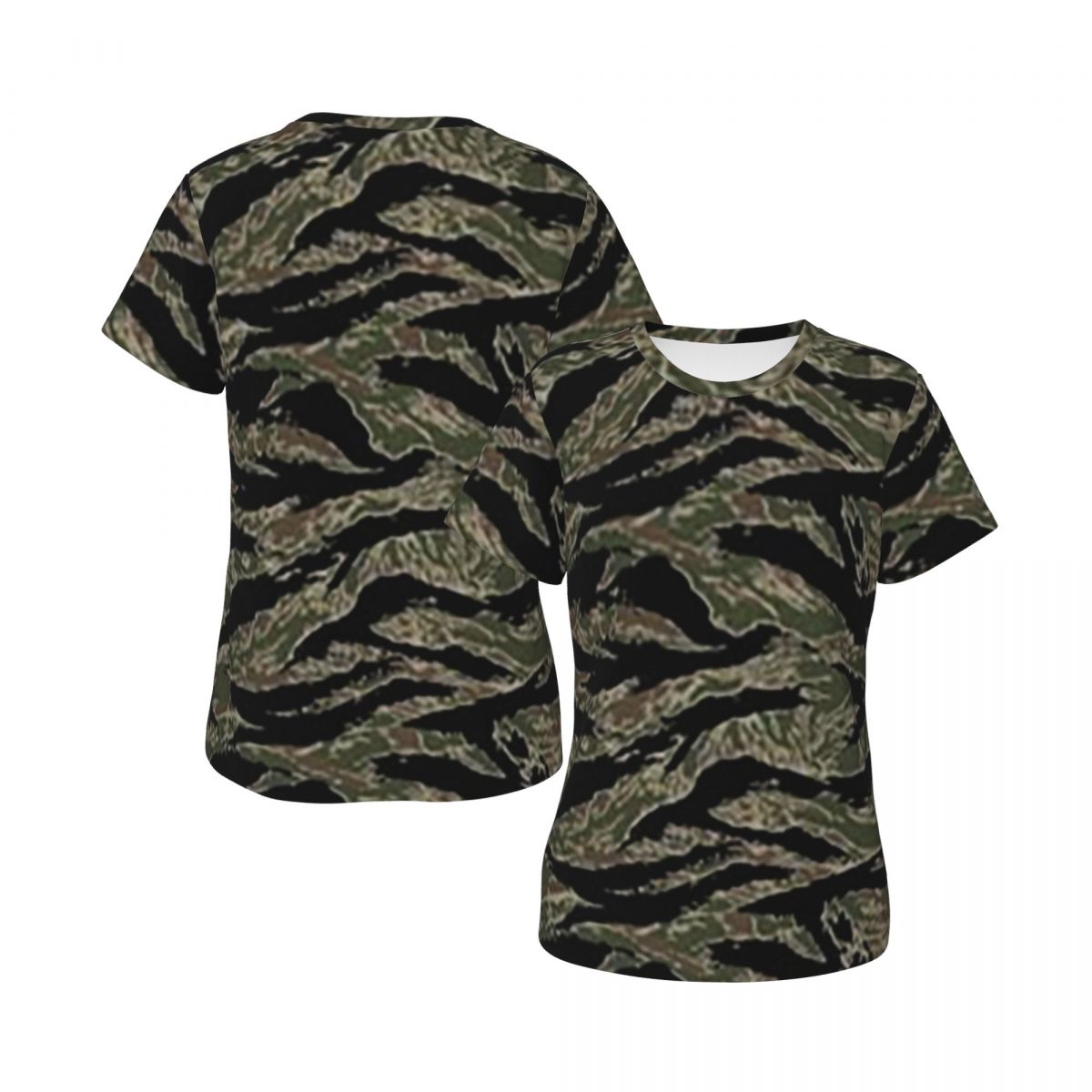 Tiger Stripe Camouflage Milita – Summer Clothing For 70 Year Old Woman Bewertung und Preis
