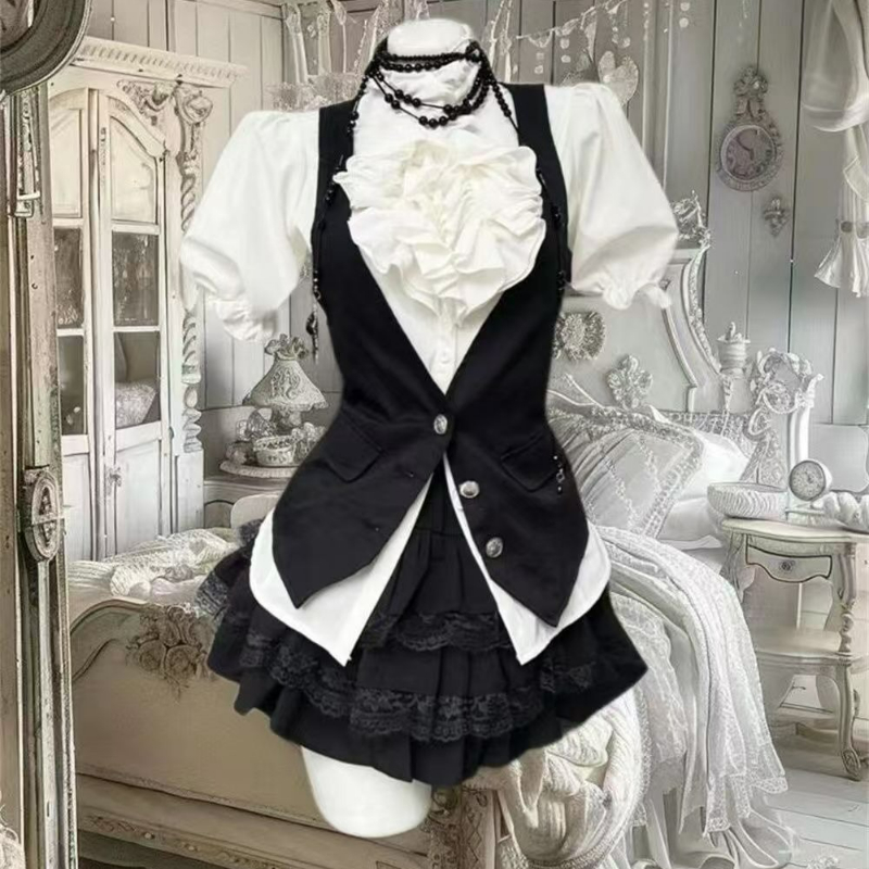 Y2k Aesthetic Lolita Style Swe – Summer Clothing Aesthetic Bewertung und Preis