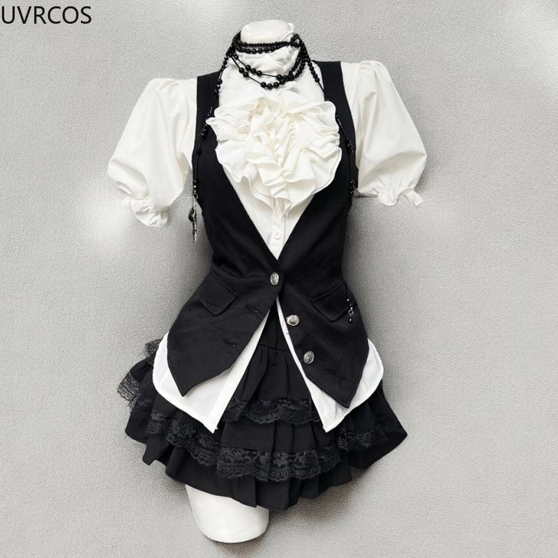 Y2k Aesthetic Lolita Style Swe – Summer Clothing Aesthetic Bewertung und Preis