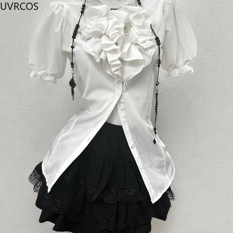 Y2k Aesthetic Lolita Style Swe – Summer Clothing Aesthetic Bewertung und Preis