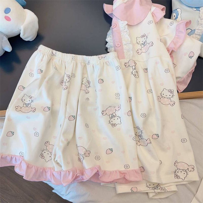 Pajamas for Women Hello Kitty  – Summer Clothes Bewertung und Preis