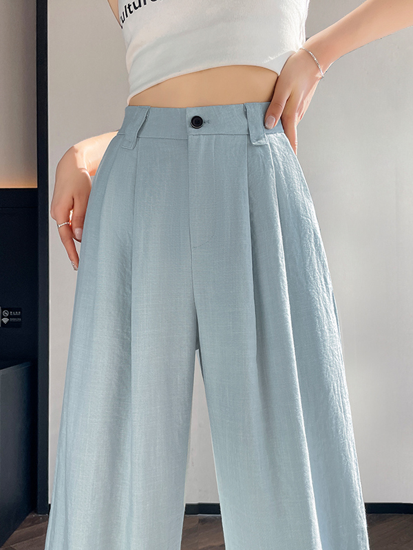 High Waist Linen Wide Leg Pant – Summer Clothing Outlet Bewertung und Preis