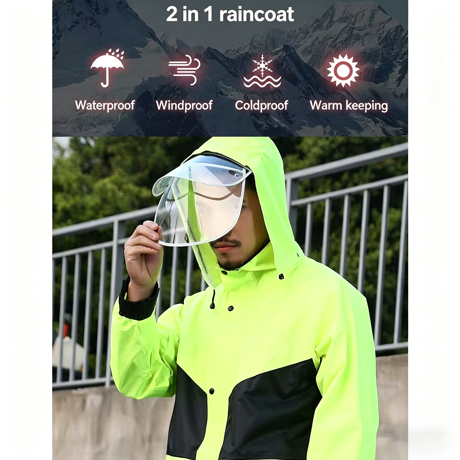 Motorcycle Raincoat Suits Men  – Summer Rain Clothing Bewertung und Preis