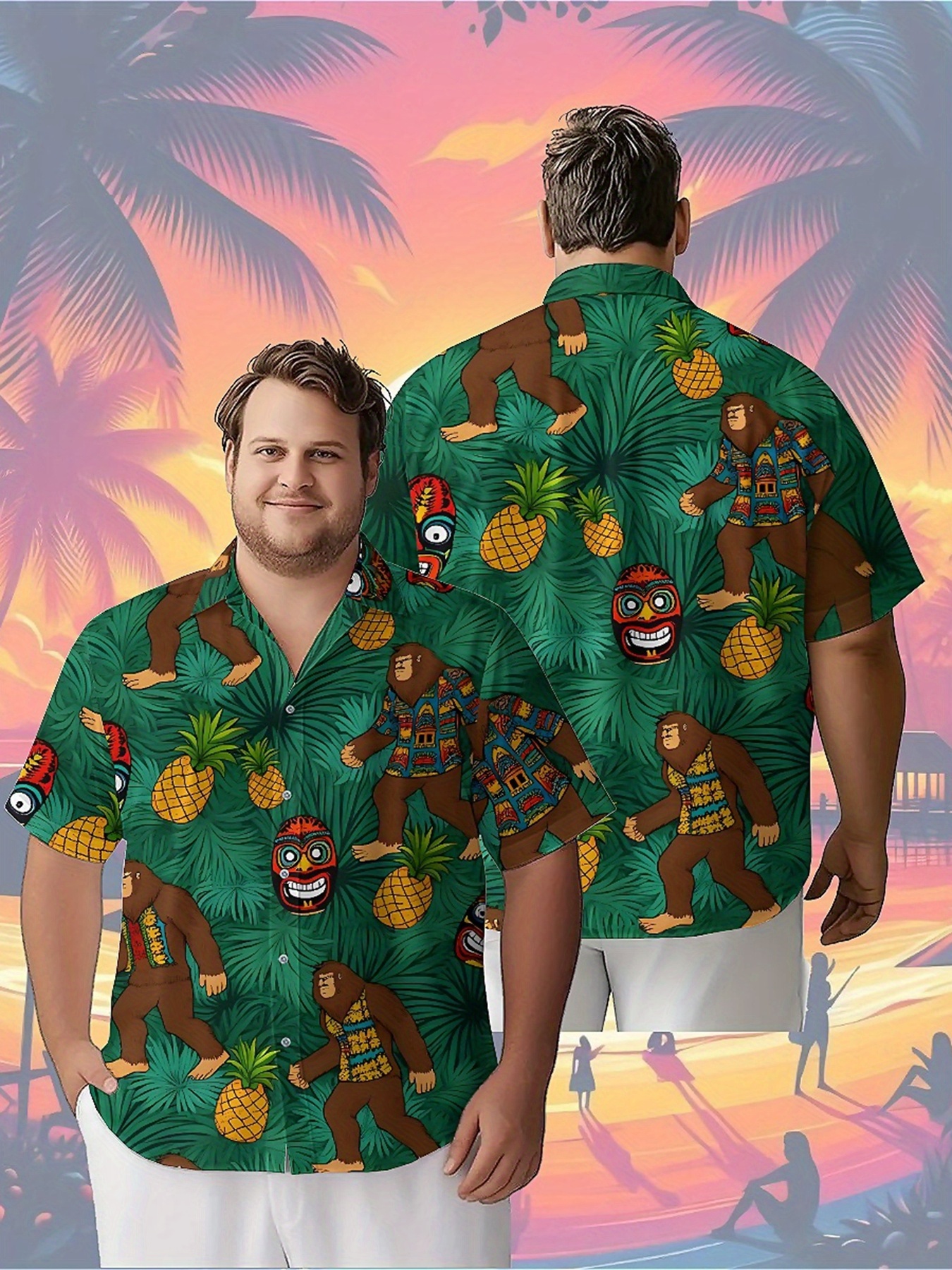 Men's Plus Size Hawaiian Shirt – Summer Clothing Patterns Bewertung und Preis