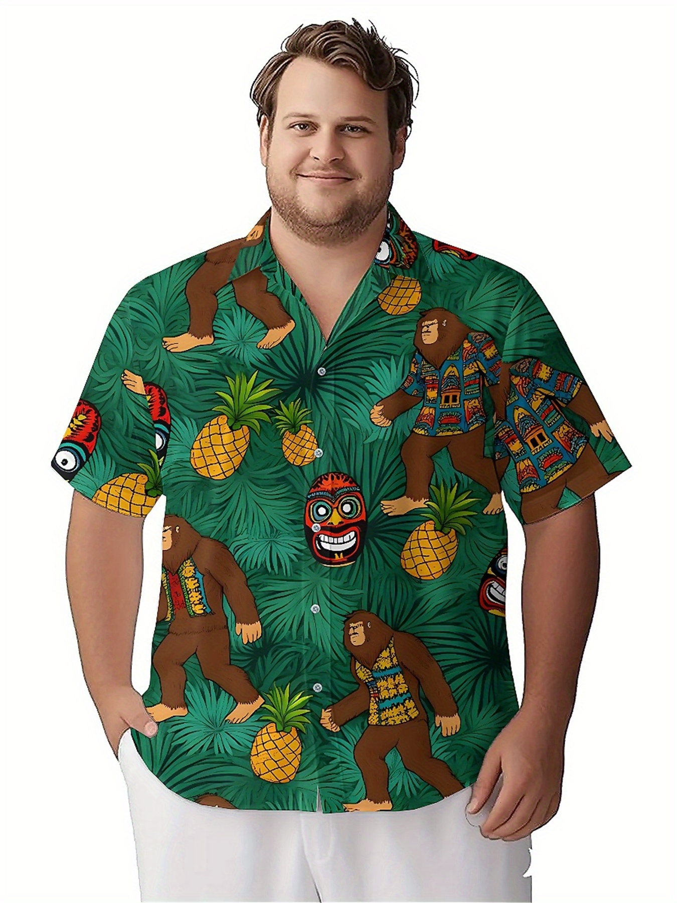 Men's Plus Size Hawaiian Shirt – Summer Clothing Patterns Bewertung und Preis
