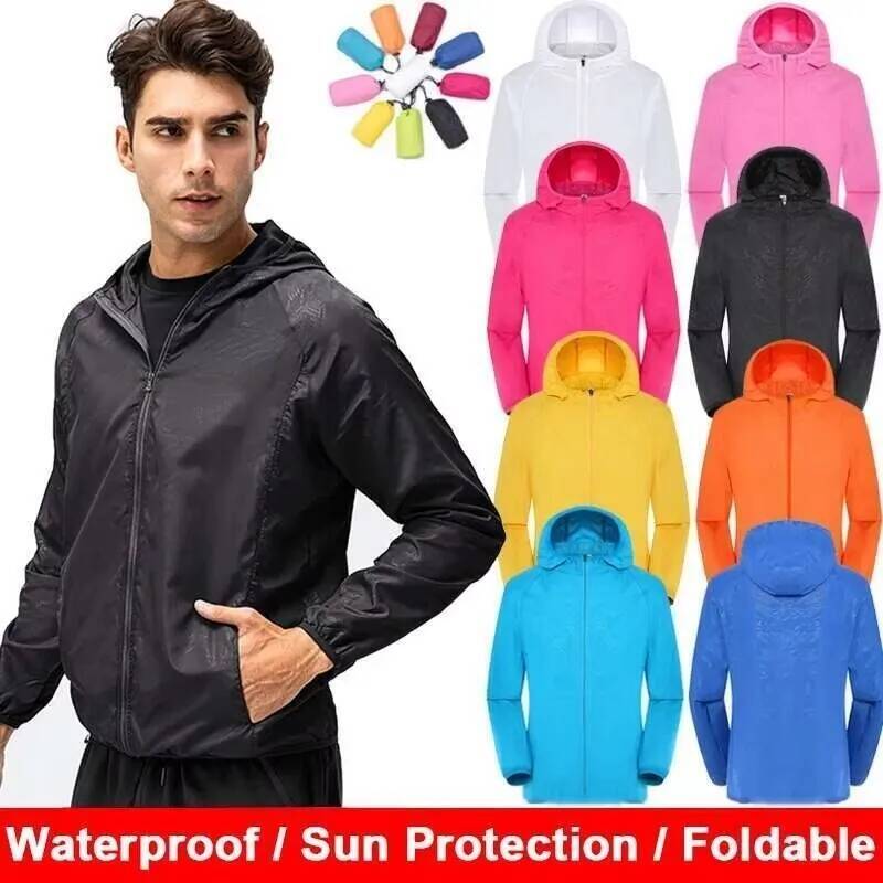 Men Women Waterproof Jacket Wi – Summer Rain Clothing Bewertung und Preis