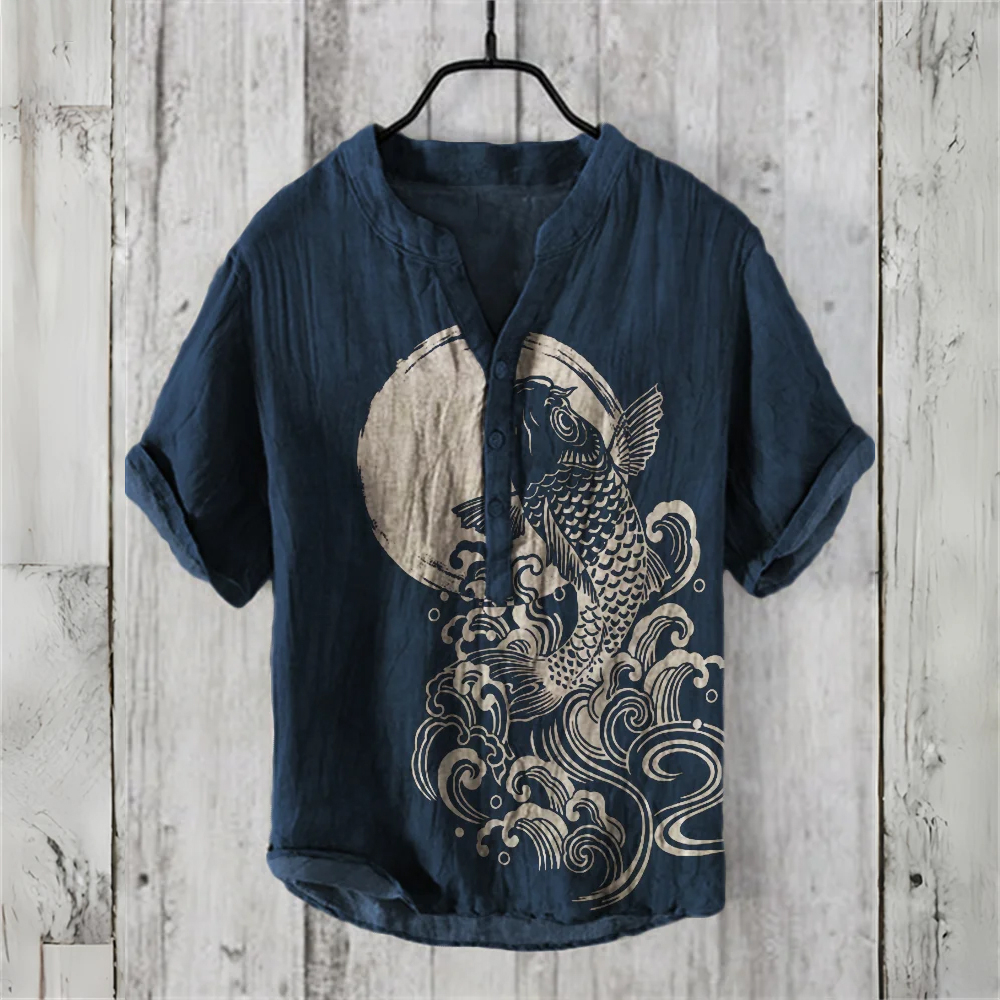 Men's short-sleeved POLO shirt – Summer Japanese Clothing Bewertung und Preis