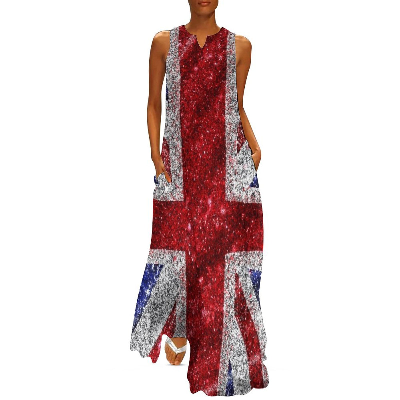 Faux Glitter Union Jack Flag U – Summer Clothing Women Uk Bewertung und Preis