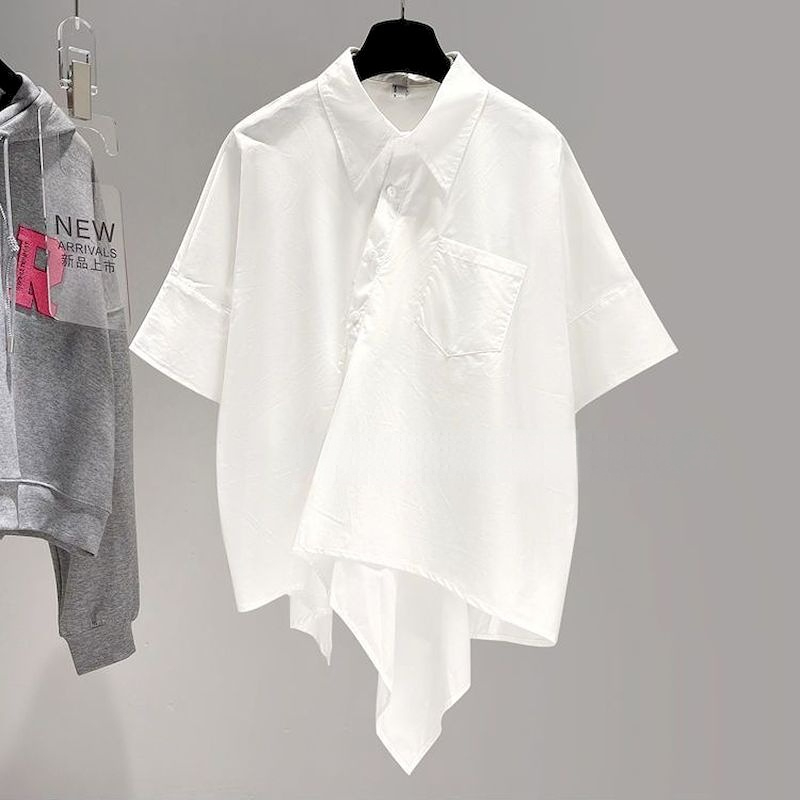 Oversized Shirts Women Patchwo – Summer Clothing Aesthetic Bewertung und Preis
