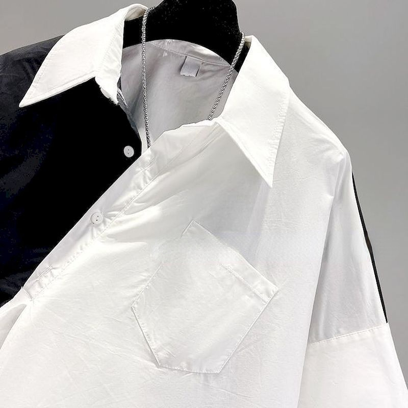 Oversized Shirts Women Patchwo – Summer Clothing Aesthetic Bewertung und Preis