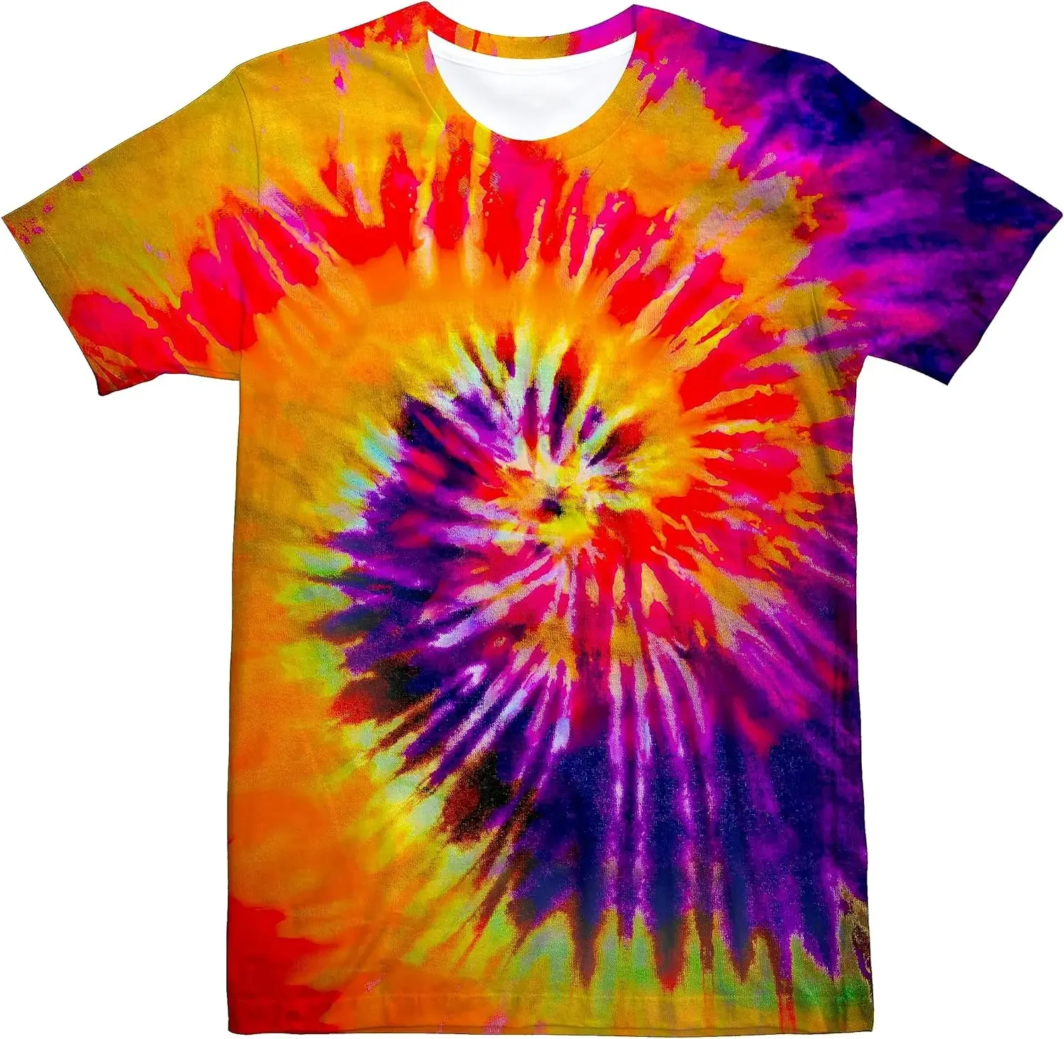 Unisex Retro Tie Dye t shirt f – Summer Clothing For 70 Year Old Woman Bewertung und Preis