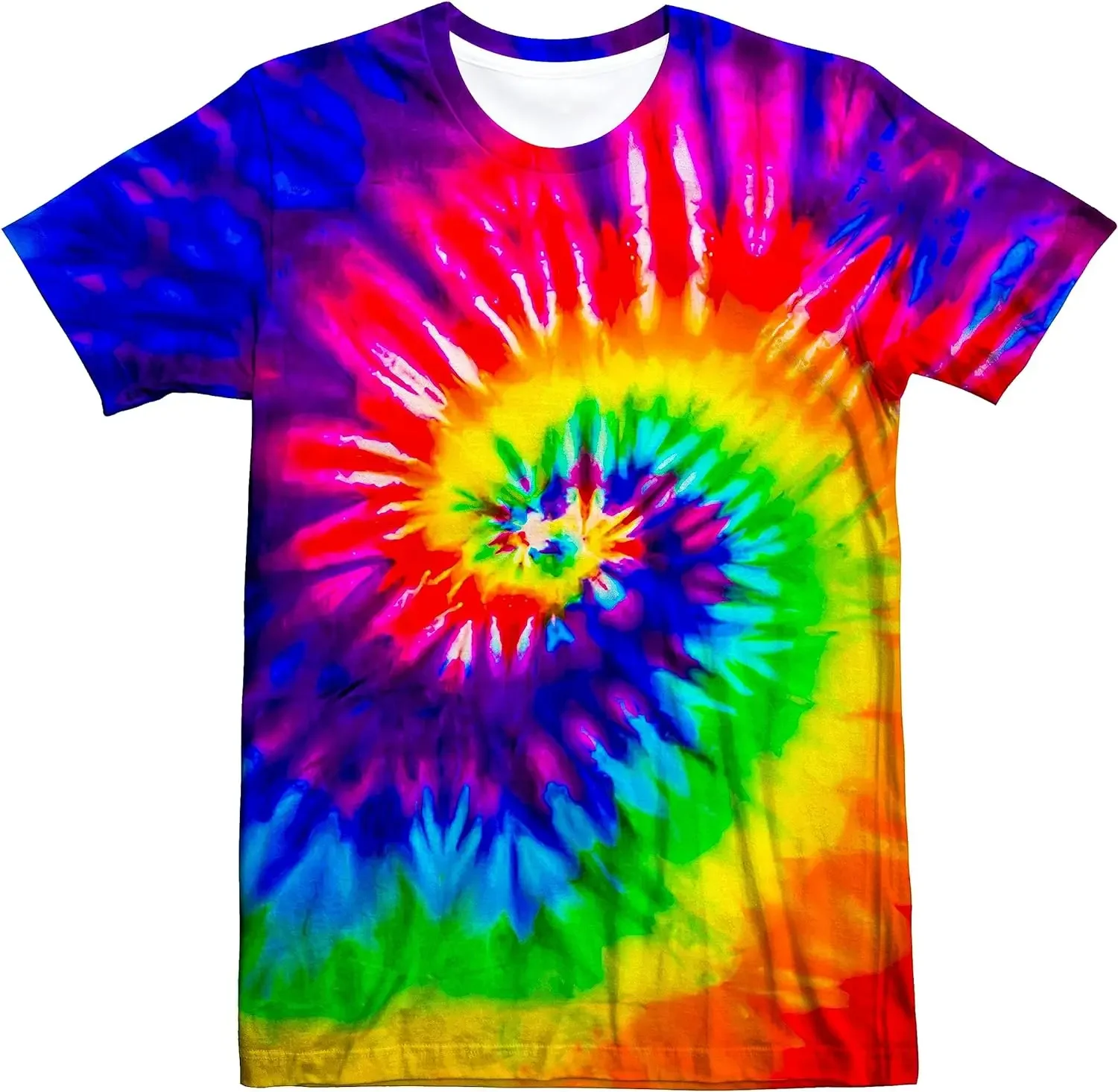 Unisex Retro Tie Dye t shirt f – Summer Clothing For 70 Year Old Woman Bewertung und Preis