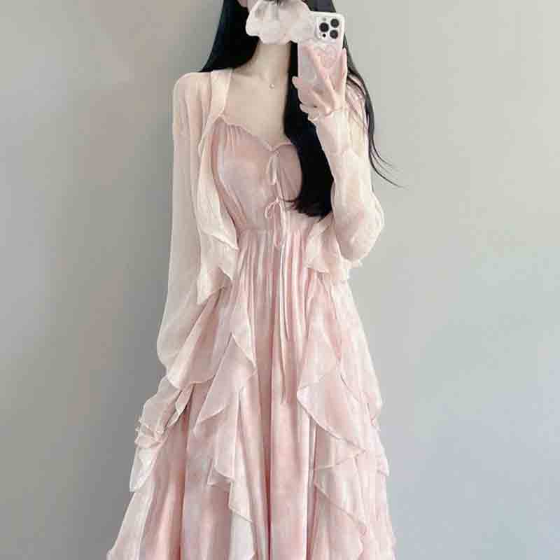 Spring Autumn New Sweet Girls  – Summer Clothing Aesthetic Bewertung und Preis