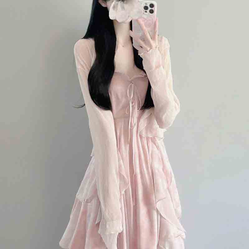 Spring Autumn New Sweet Girls  – Summer Clothing Aesthetic Bewertung und Preis