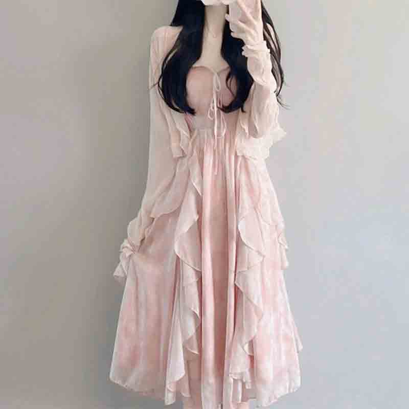 Spring Autumn New Sweet Girls  – Summer Clothing Aesthetic Bewertung und Preis