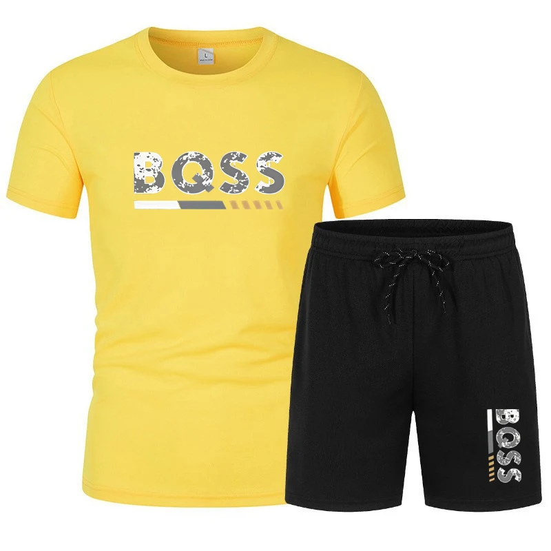 Men's Tracksuit Set Summer Qui – Summer Gym Clothing Bewertung und Preis