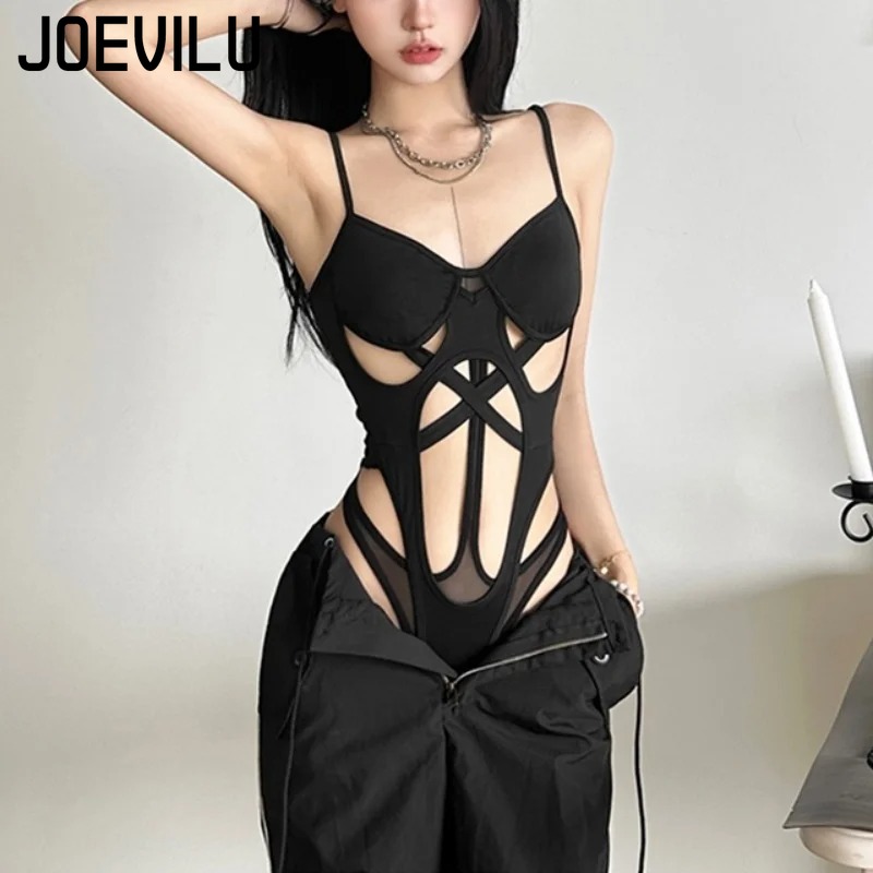 Y2K Black Bodysuit Women Hollo – Summer Clothing Aesthetic Bewertung und Preis