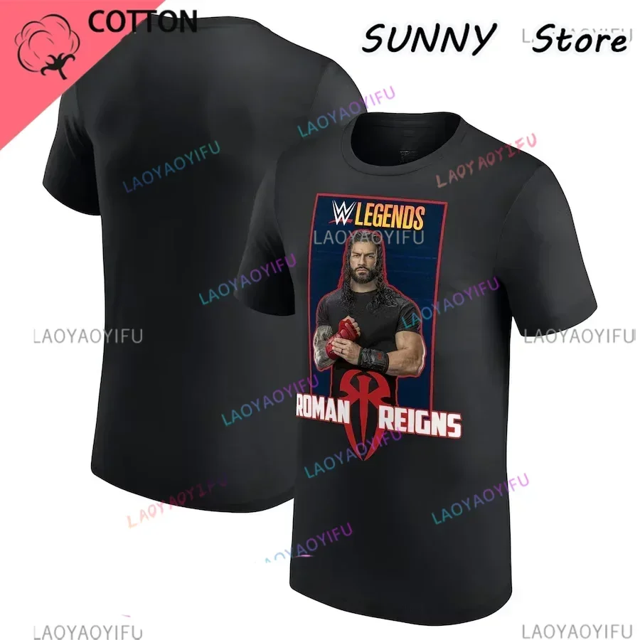Men's Black Roman Reigns Level – Summer Reign Clothing Bewertung und Preis
