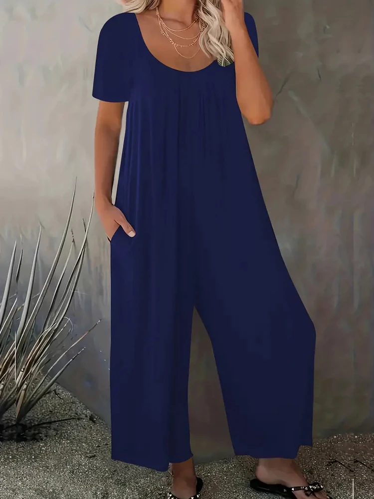 Summer Chic Solid Casual Pocke – Summer Clothing For 70 Year Old Woman Bewertung und Preis