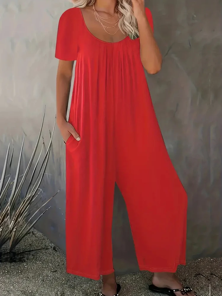 Summer Chic Solid Casual Pocke – Summer Clothing For 70 Year Old Woman Bewertung und Preis