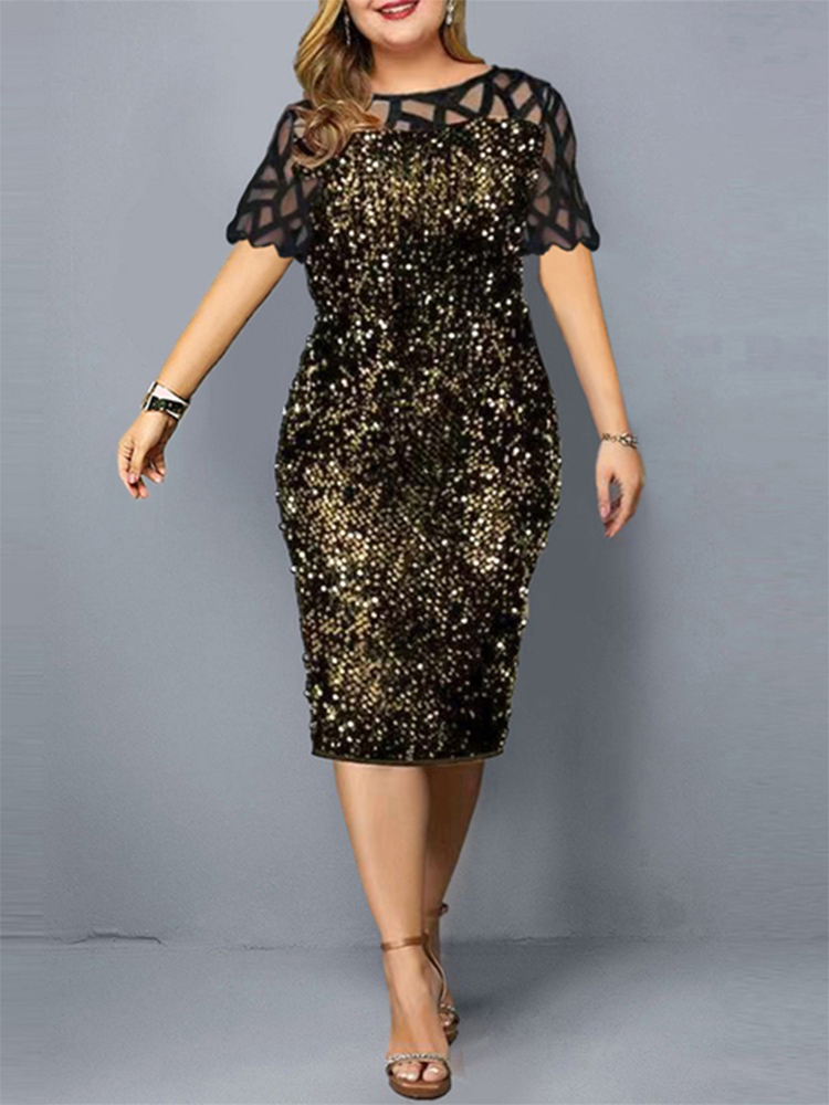 2022 Women Shiny Party Dresses – Summer Clothing For 70 Year Old Woman Bewertung und Preis
