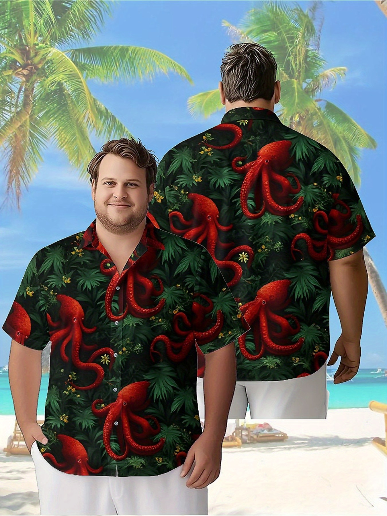Men's Plus Size Hawaiian Shirt – Summer Clothing Patterns Bewertung und Preis