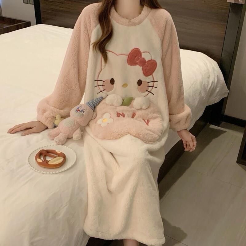 Winter Nightgown Hello Kitty W – Summer Clothes Bewertung und Preis