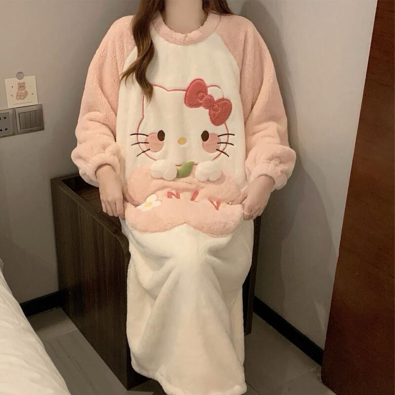 Winter Nightgown Hello Kitty W – Summer Clothes Bewertung und Preis
