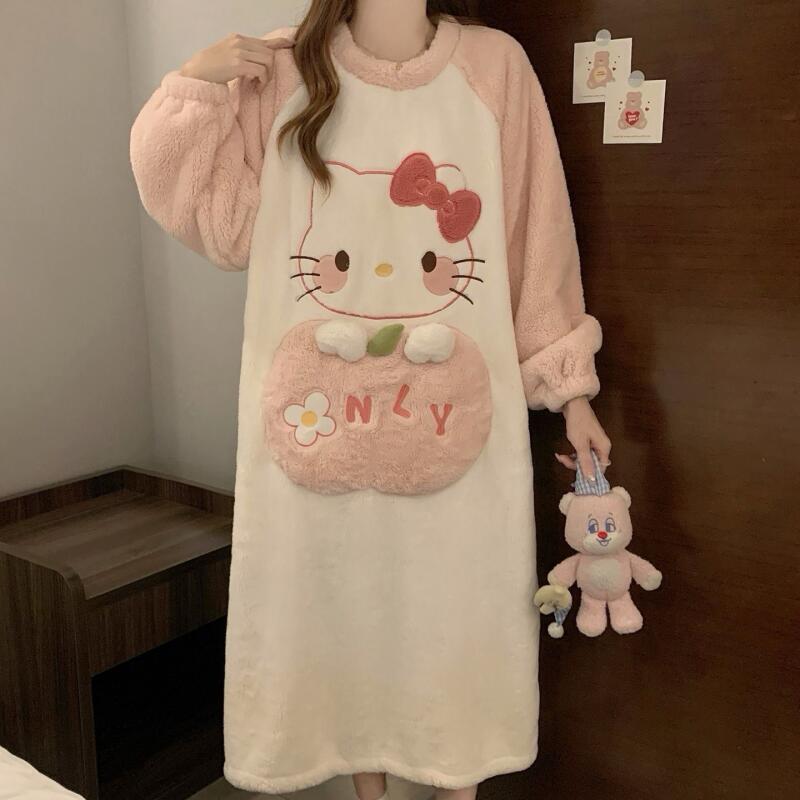 Winter Nightgown Hello Kitty W – Summer Clothes Bewertung und Preis