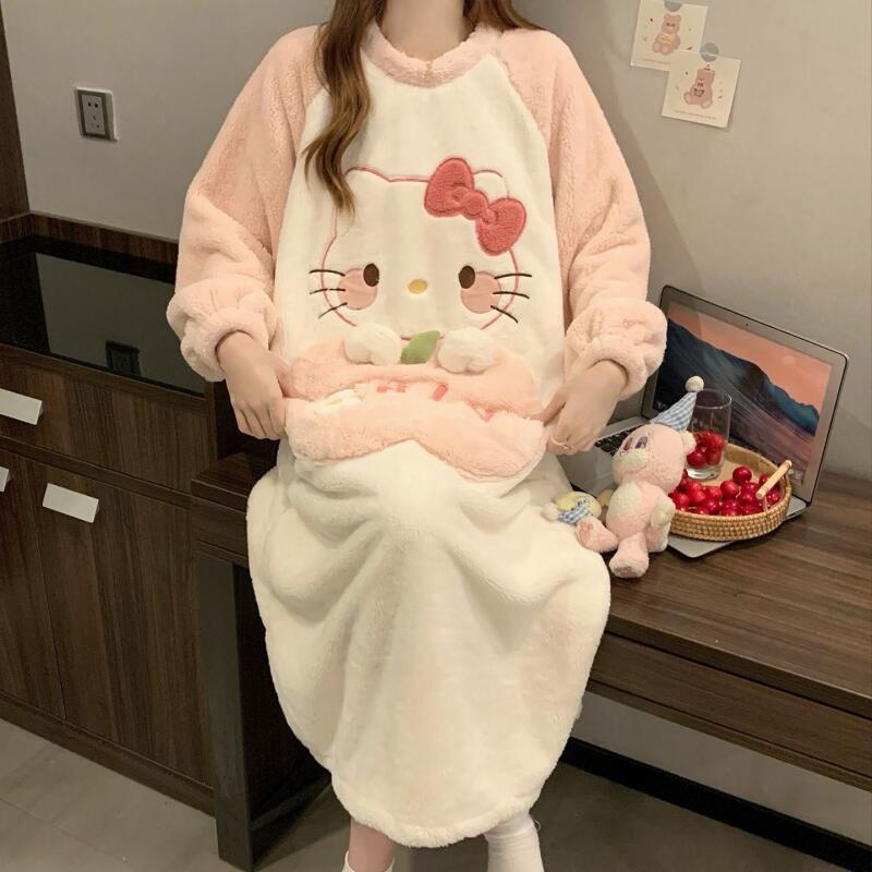 Winter Nightgown Hello Kitty W – Summer Clothes Bewertung und Preis