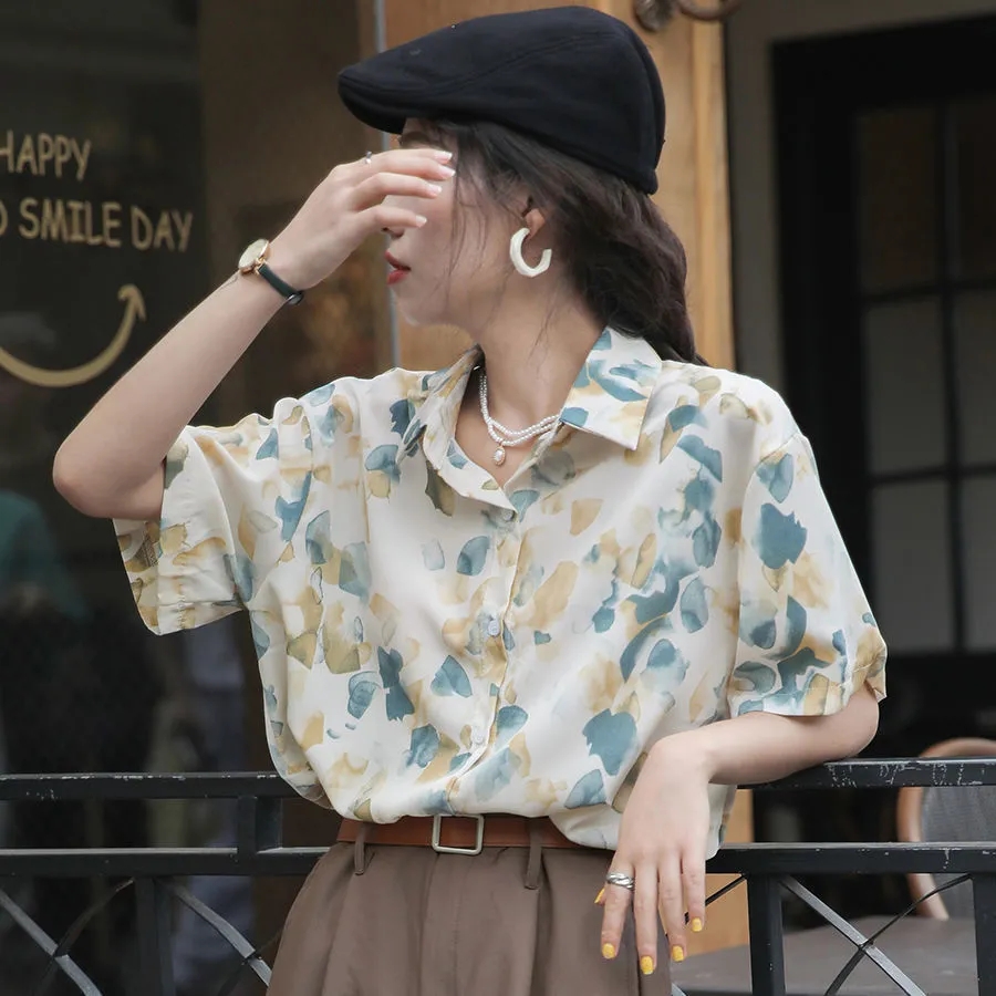 Print Shirts Summer Women's T- – Summer Clothing Aesthetic Bewertung und Preis