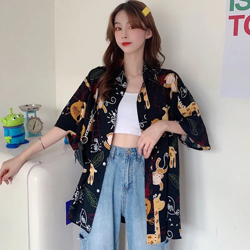 Print Shirts Summer Women's T- – Summer Clothing Aesthetic Bewertung und Preis