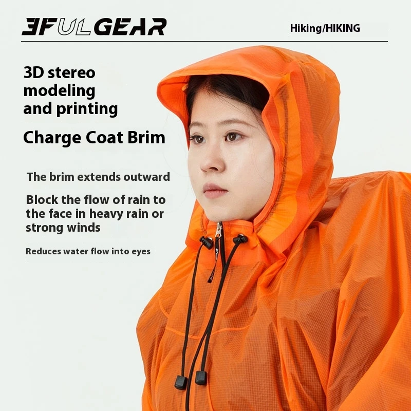3F UL GEAR Zipper Raincoat 15D – Summer Rain Clothing Bewertung und Preis
