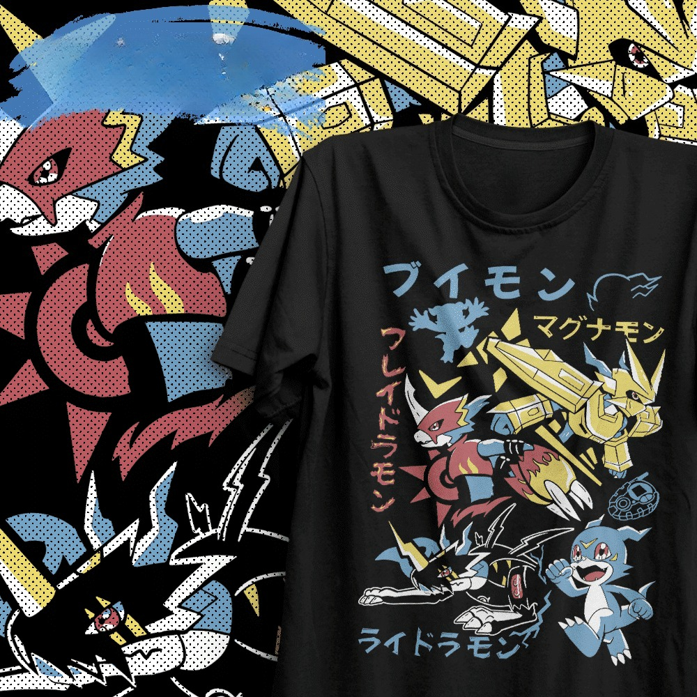 2026 summer Digimon V-mon Flam – Summer Clothing Aesthetic Bewertung und Preis