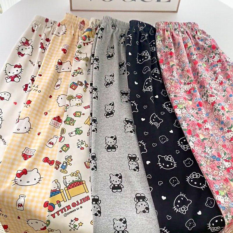 Sanrio Pants Hello Kitty Pajam – Summer Clothing Women Bewertung und Preis