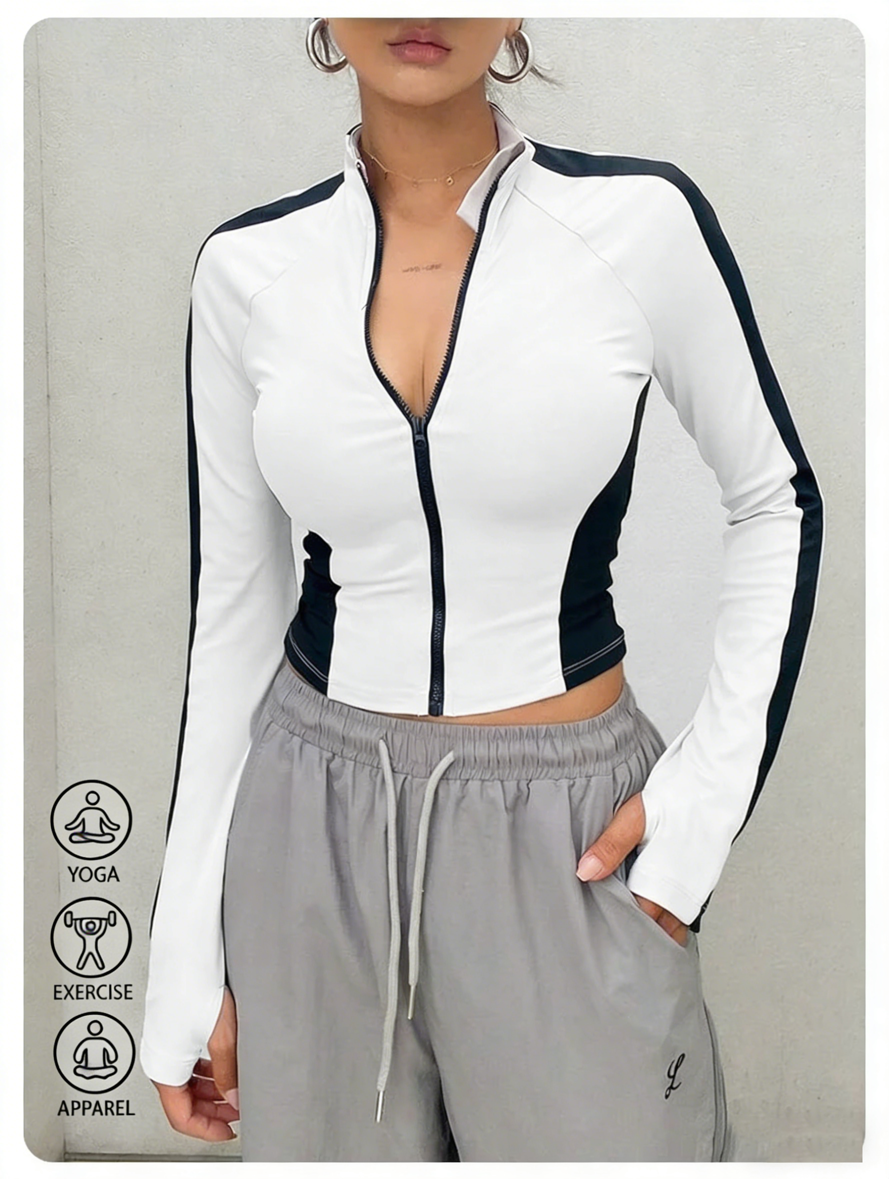 Yoga Clothes Stand Up Collar J – Summer Clothes Bewertung und Preis