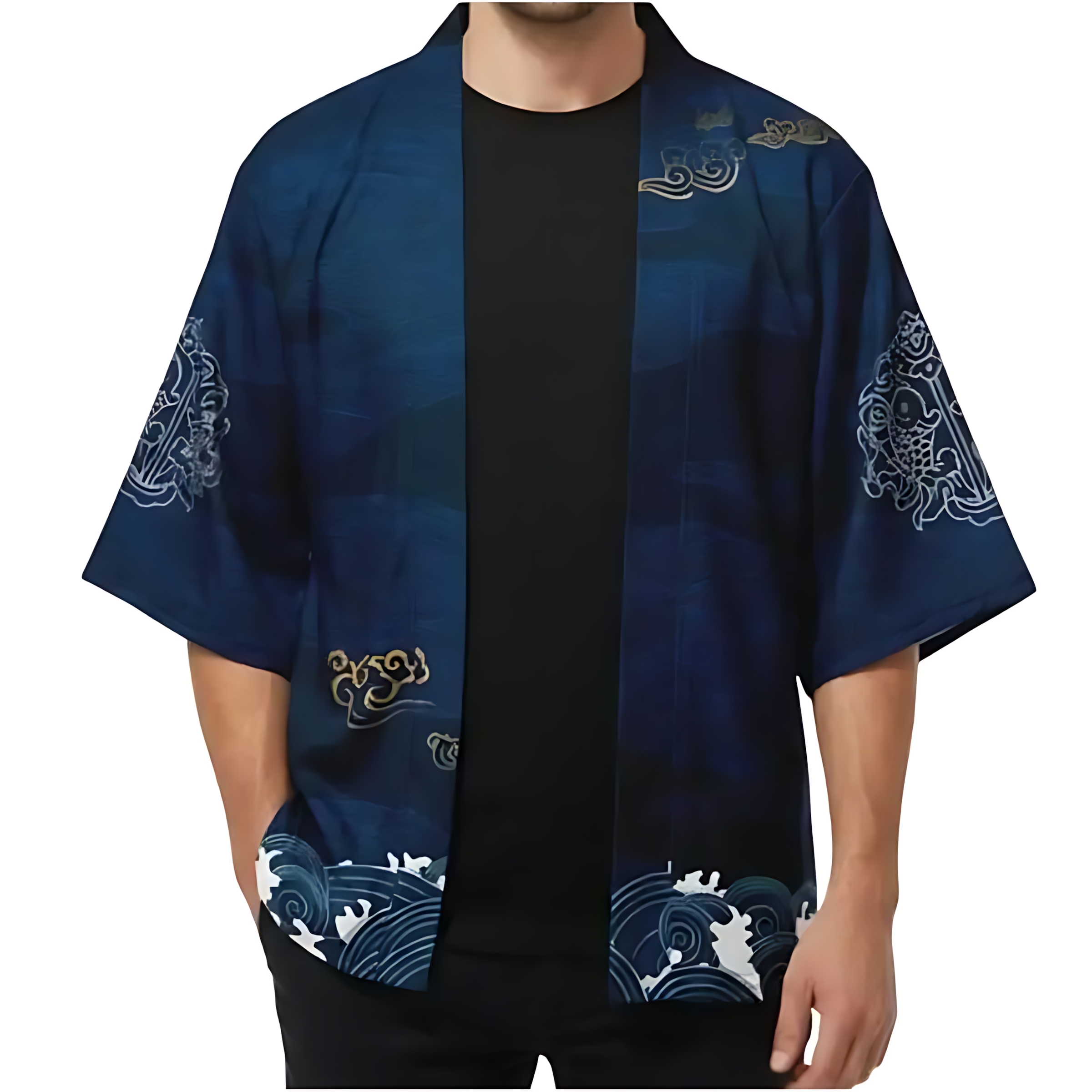 2026 Summer Men's Kimono 3D Pr – Summer Clothing Patterns Bewertung und Preis