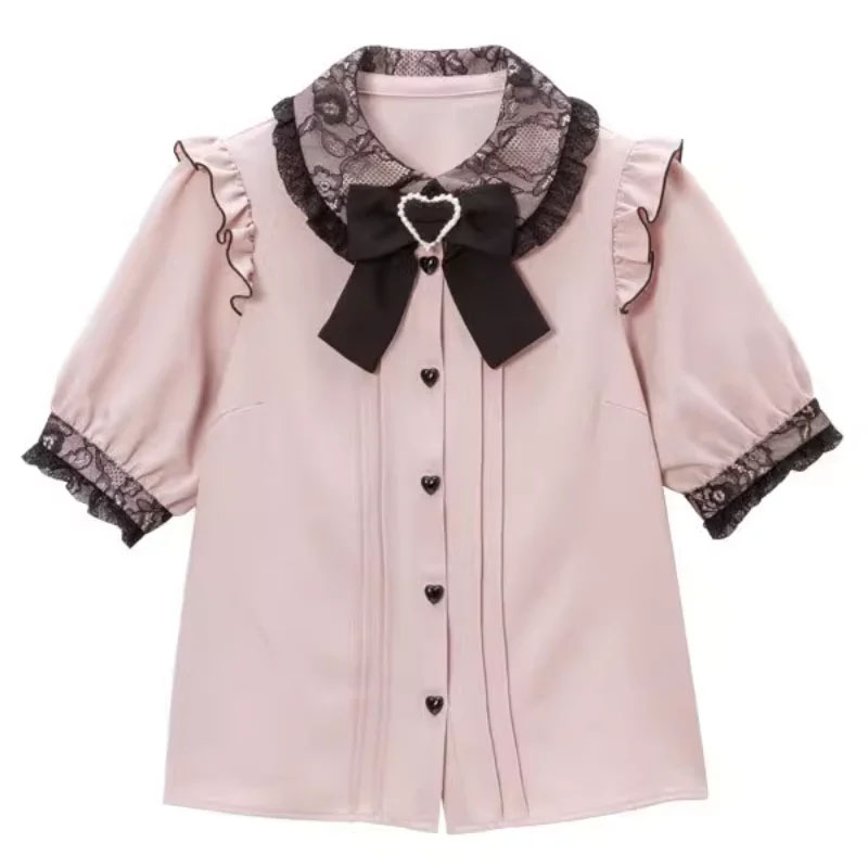 Kawaii Women Shirts Lolita Y2K – Summer Clothing Aesthetic Bewertung und Preis