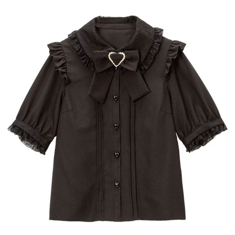 Kawaii Women Shirts Lolita Y2K – Summer Clothing Aesthetic Bewertung und Preis