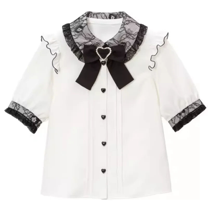 Kawaii Women Shirts Lolita Y2K – Summer Clothing Aesthetic Bewertung und Preis