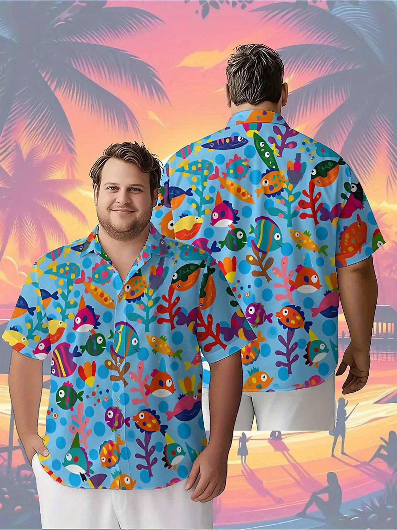 Men's Plus Size Hawaiian Shirt – Summer Clothing Patterns Bewertung und Preis