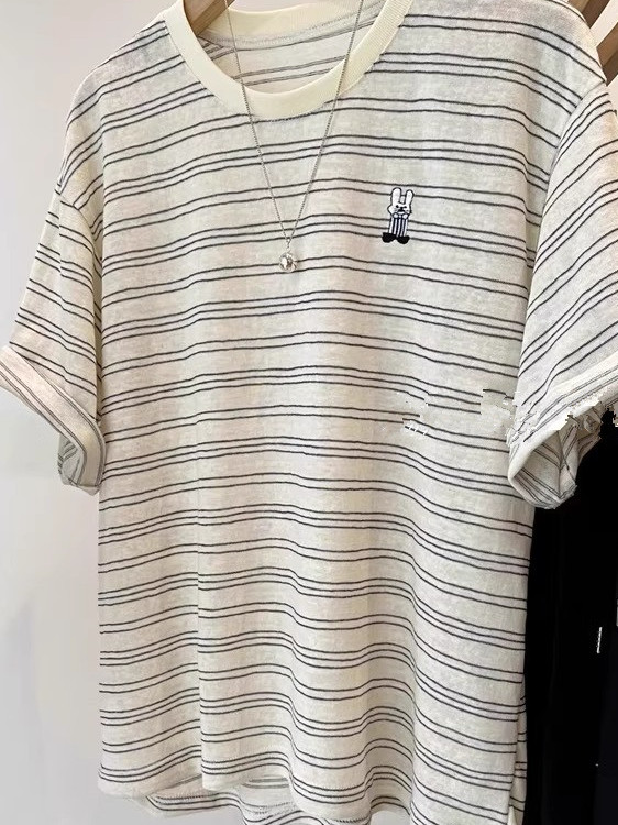 Unisex Pure Cotton Striped Sho – Summer Clothing Outlet Bewertung und Preis