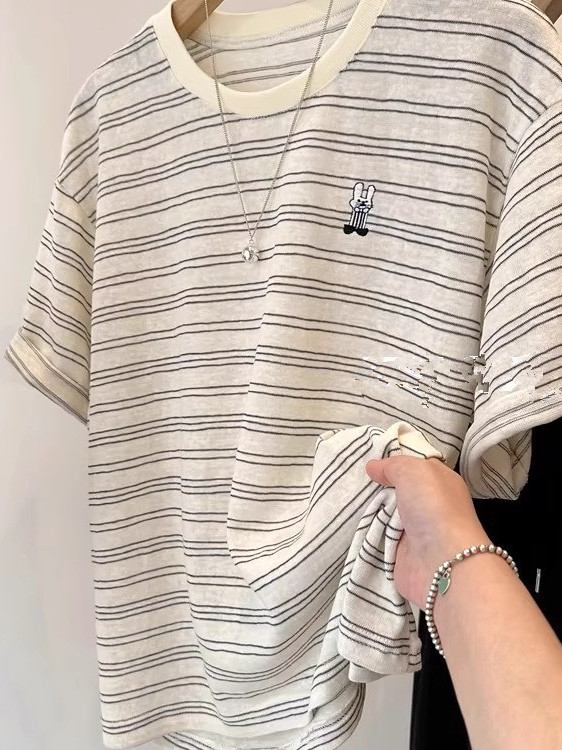 Unisex Pure Cotton Striped Sho – Summer Clothing Outlet Bewertung und Preis
