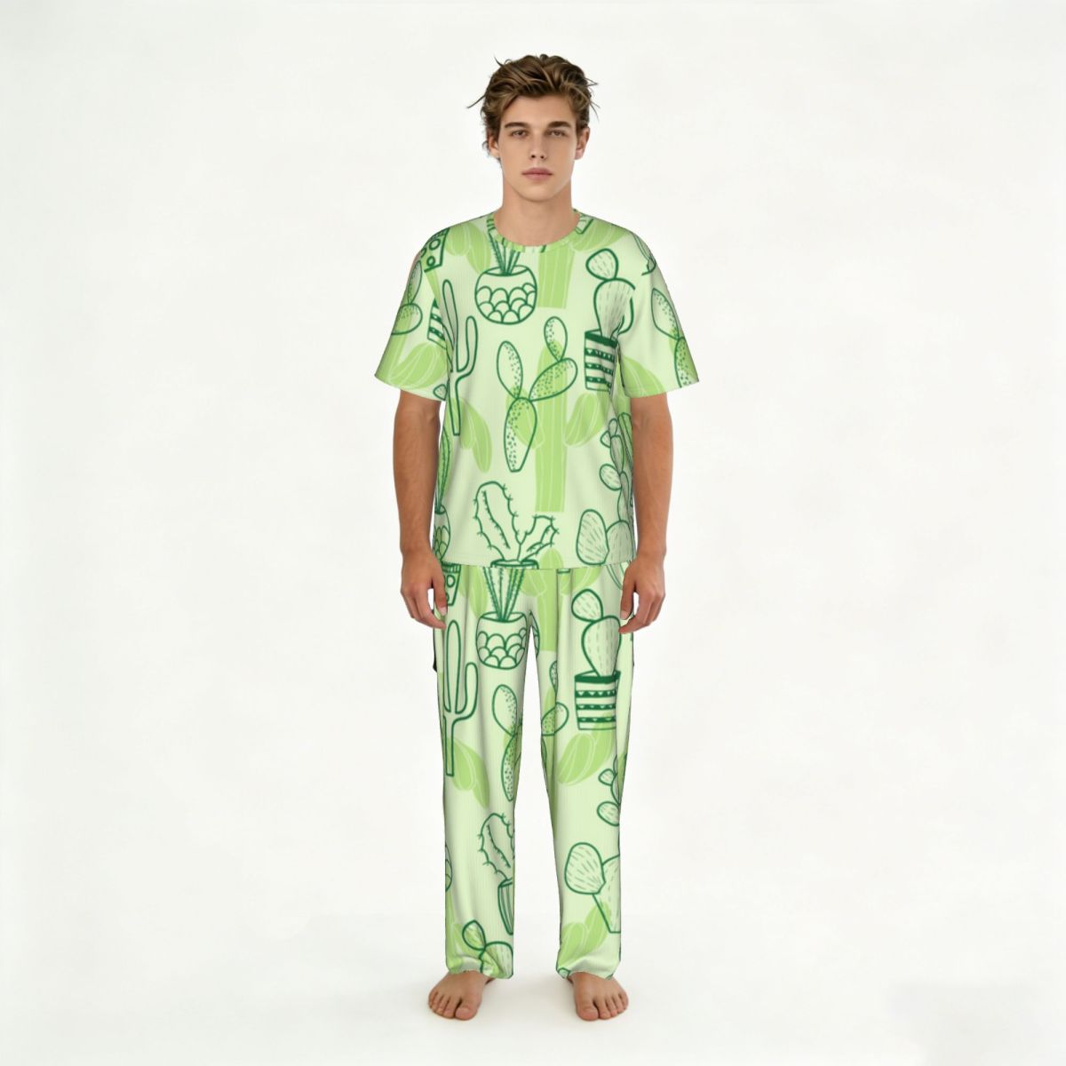 Men Pajamas Suit Short Sleeved – Summer Clothing Patterns Bewertung und Preis