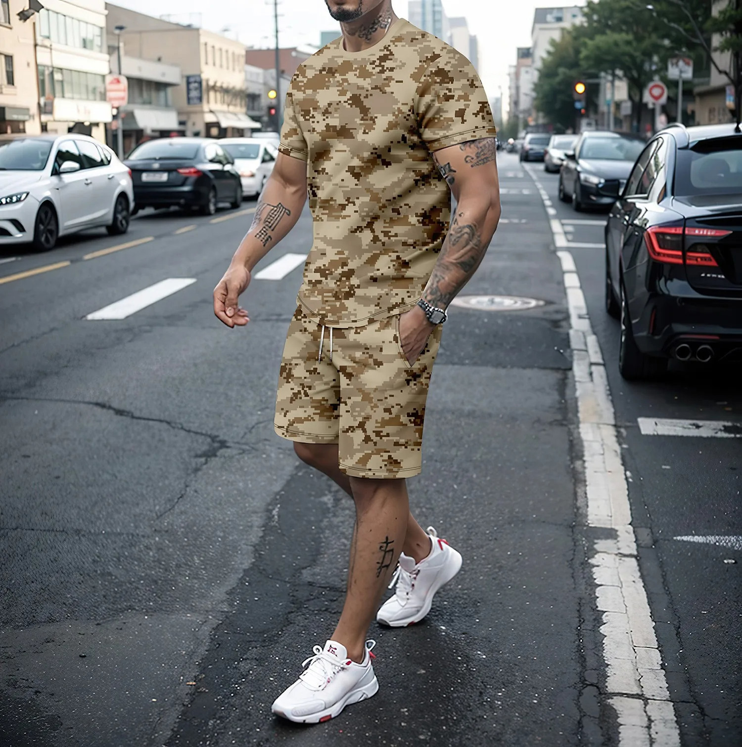 Camouflage Outdoor Tracksuits  – Summer Clothing Women Bewertung und Preis